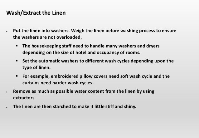 the linen