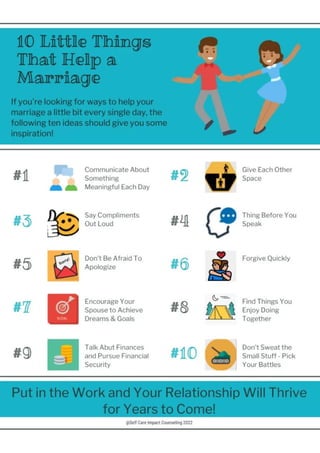 10 Little Things That Help a Marriage
