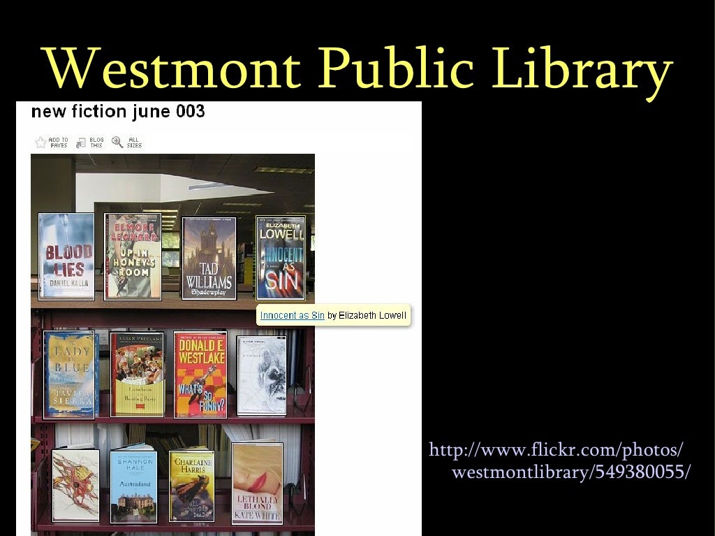 Westmont Public Library http://www.flickr.com/photos/westmont…