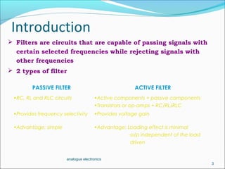 Active Filter (Low Pass) | PPT