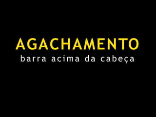 PONTOS FUNDAMENTAISNesta variante do agachamento, o peso situa-se acima da cabeça. Pega com o afastamento necessário.