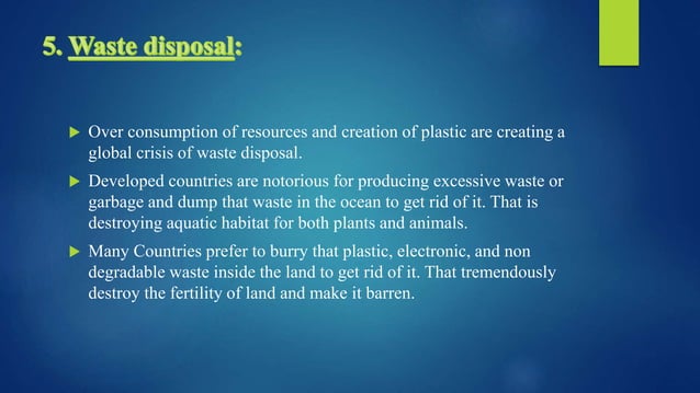 10 Major Environmental Problems | PPTX