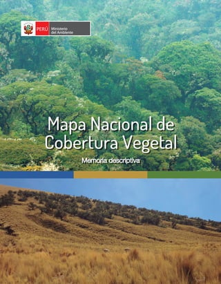 Mapa Nacional de
Cobertura Vegetal
Memoria descriptiva
 
