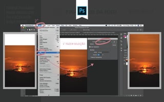 TENHA CUIDADO
PARA PRODUZIR
OU ESCOLHER
SUAS FOTOS
RECURSOSFINALIDADE DA FOTO
TENHA CUIDADO
PARA PRODUZIR
OU ESCOLHER
SUAS FOTOS
RECURSOSFINALIDADE DA FOTO
1˚ FAZER SELEÇÃO
2˚
3˚
 