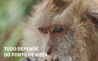 TUDO DEPENDE
DO PONTO DE VISTA.
 