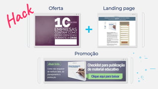 Oferta Landing page
Promoção
 