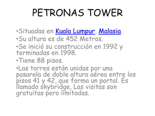 Este edificio es la máxima construcción del hombre sobre todos los tiempos.TAIPEI 101