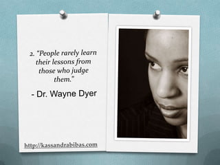 10 mental post it notes about judgment