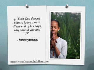 10 mental post it notes about judgment