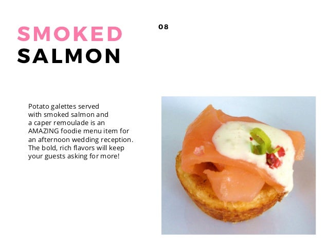 10 Menu Ideas For Foodie Weddings
