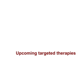 Upcoming targeted therapies

 
