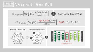 십분딥러닝_18_GumBolt (VAE with Boltzmann Machine)