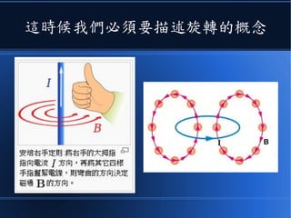 這時候我們必須要描述旋轉的概念
 