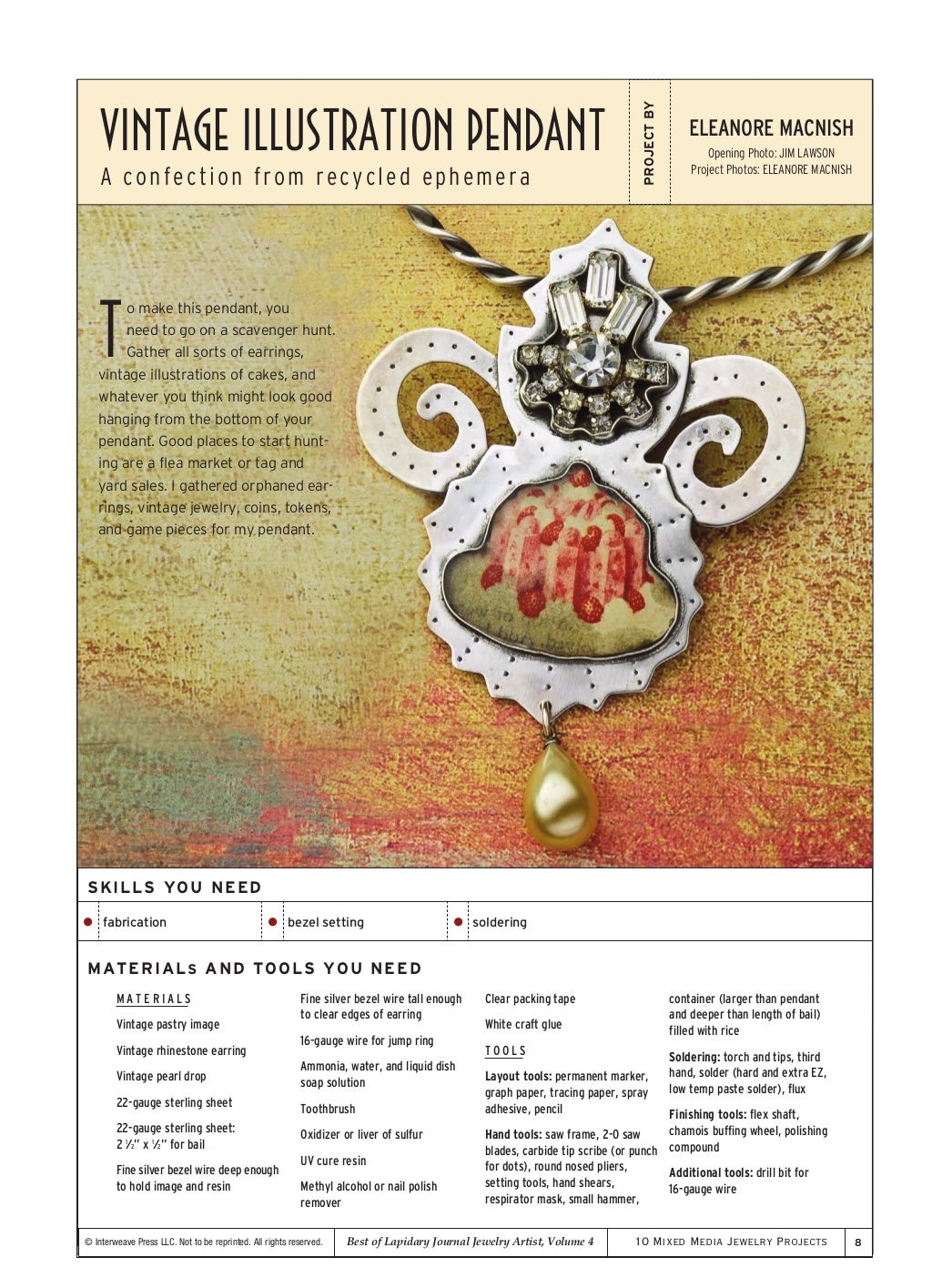 10 mixed media jewelry projects vol.4