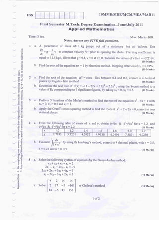 10 mmd11  applied mathematics - june, july 2011