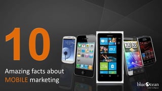 Amazing facts about
MOBILE marketing
 