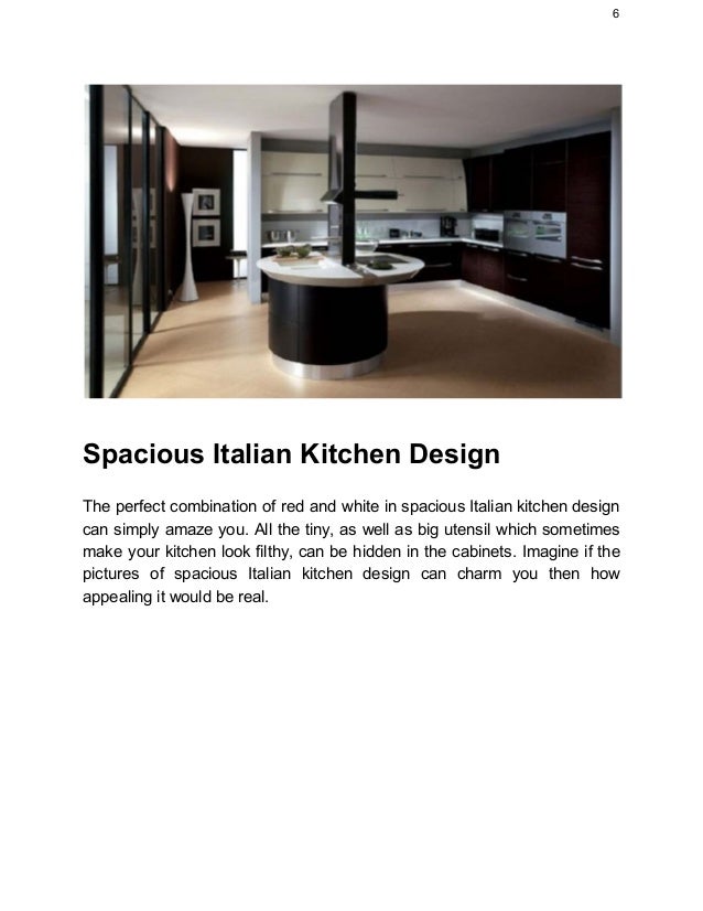 10 Modern Italian Style Kitchen Design For Your Home
