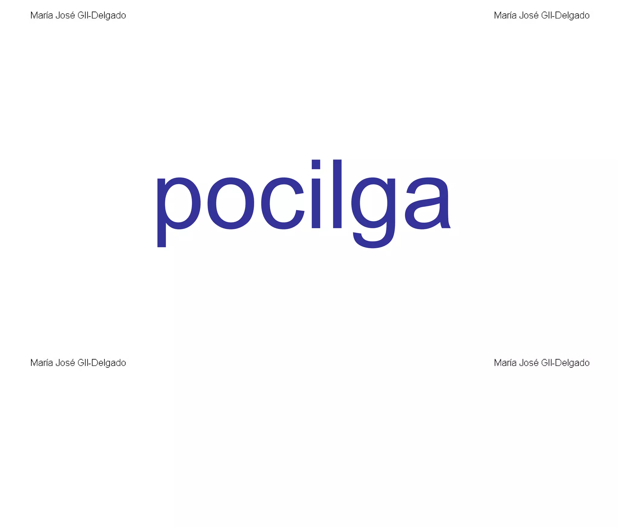 pocilga 