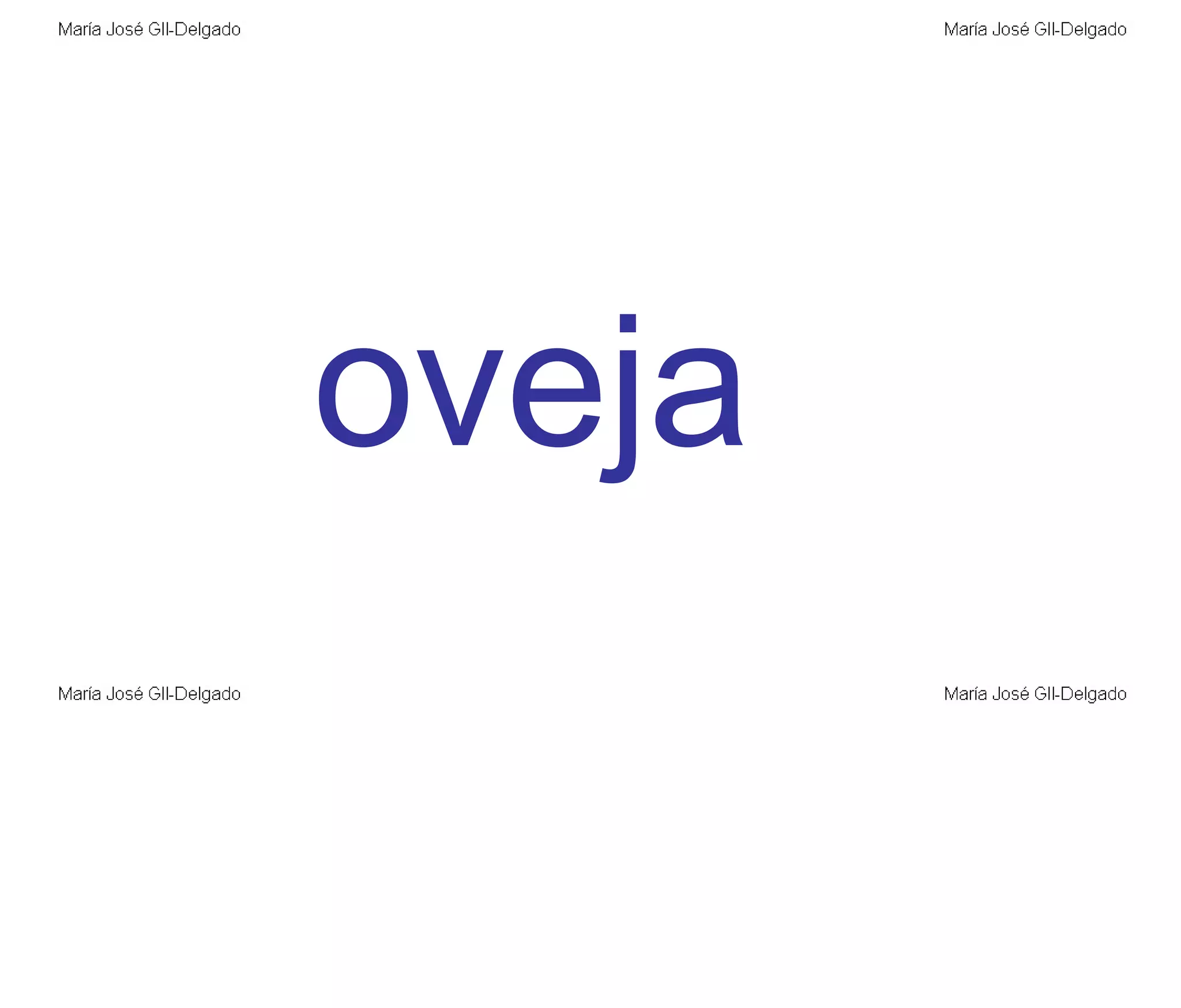 oveja 