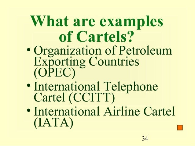 What is a cartel? Definition | meaning | example.