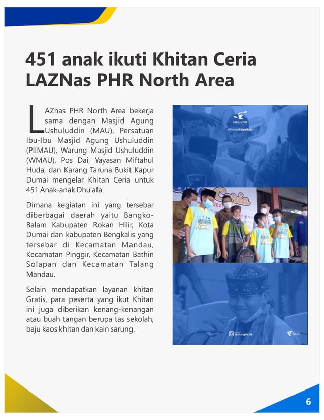 10 Monthly Report LAZNas PHR Edisi OKTOBER 2022 | PDF