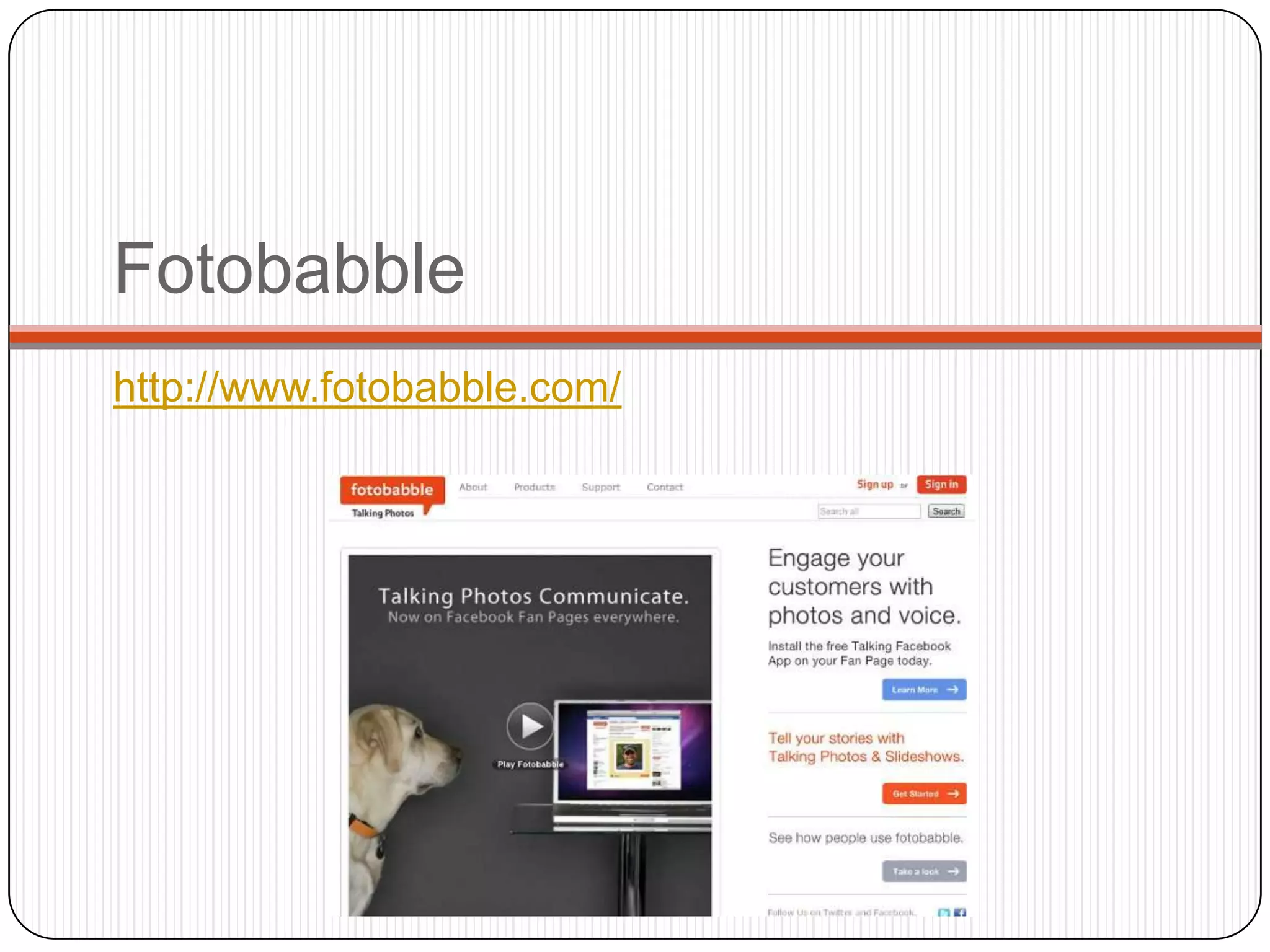 Fotobabble
http://www.fotobabble.com/