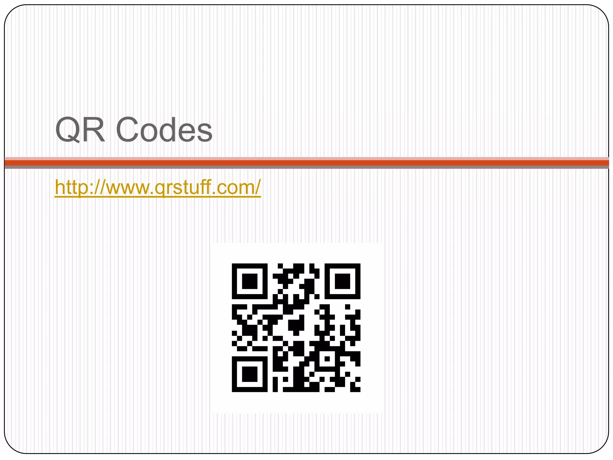 QR Codes
http://www.qrstuff.com/