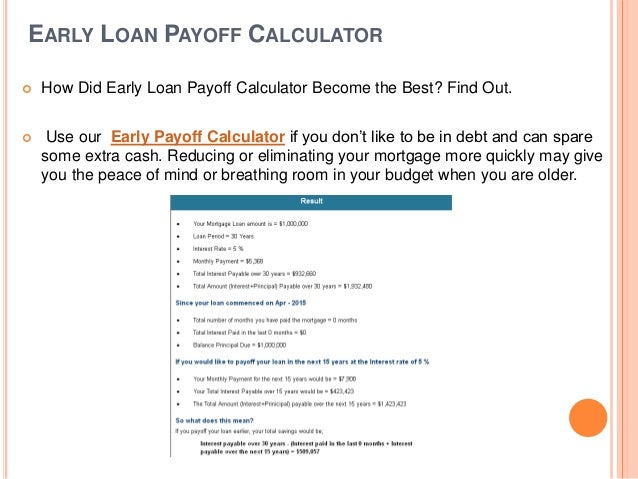 paying extra on mortgage calculator