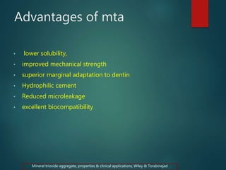 MTA and Biodentin | PPTX