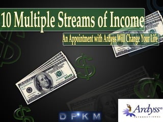 10 Multiple Streams of Income An Appointment with Ardyss Will Change Your Life 