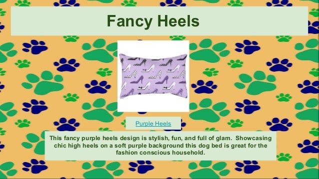 paradise fashion dog bed