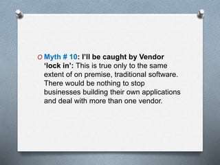 10 myths about cloud computing | PPTX