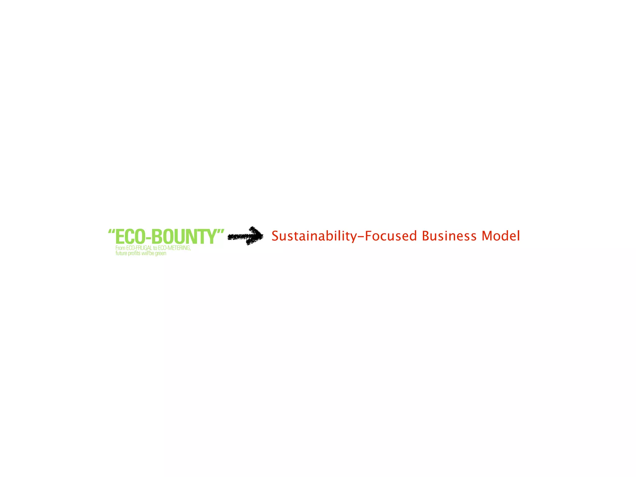 Sustainability-Focused Business Model
 