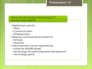 Introduction
Presentation 10
 