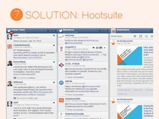 SOLUTION: Hootsuite7
 