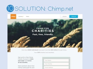 SOLUTION: Chimp.net10
 