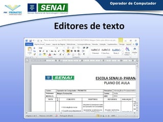 Editores de texto

 