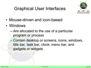 10_Operating Sytems-User View.ppt
