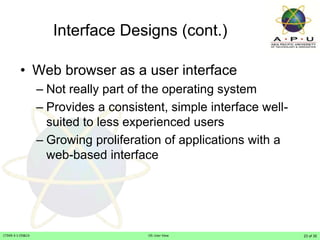 10_Operating Sytems-User View.ppt
