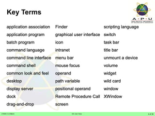 10_Operating Sytems-User View.ppt