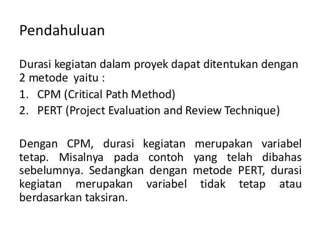 ☀ Contoh jurnal metode pert dan review jurnalnya