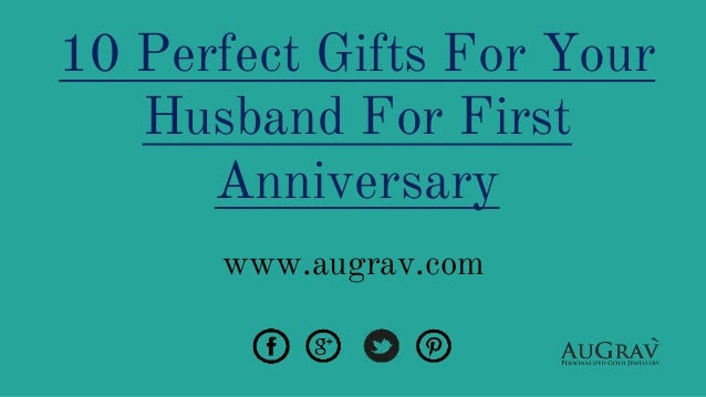 first anniversary gift for husband