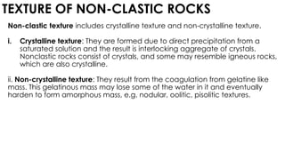 Petrology for sedimentary types of rocks petrology | PPTX