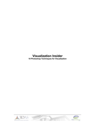 Visualization Insider
10 Photoshop Techniques for Visualization
 