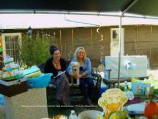 A lovely day for Alison Rice (right) to have a baby shower. (Photo by Mason Rice)

 