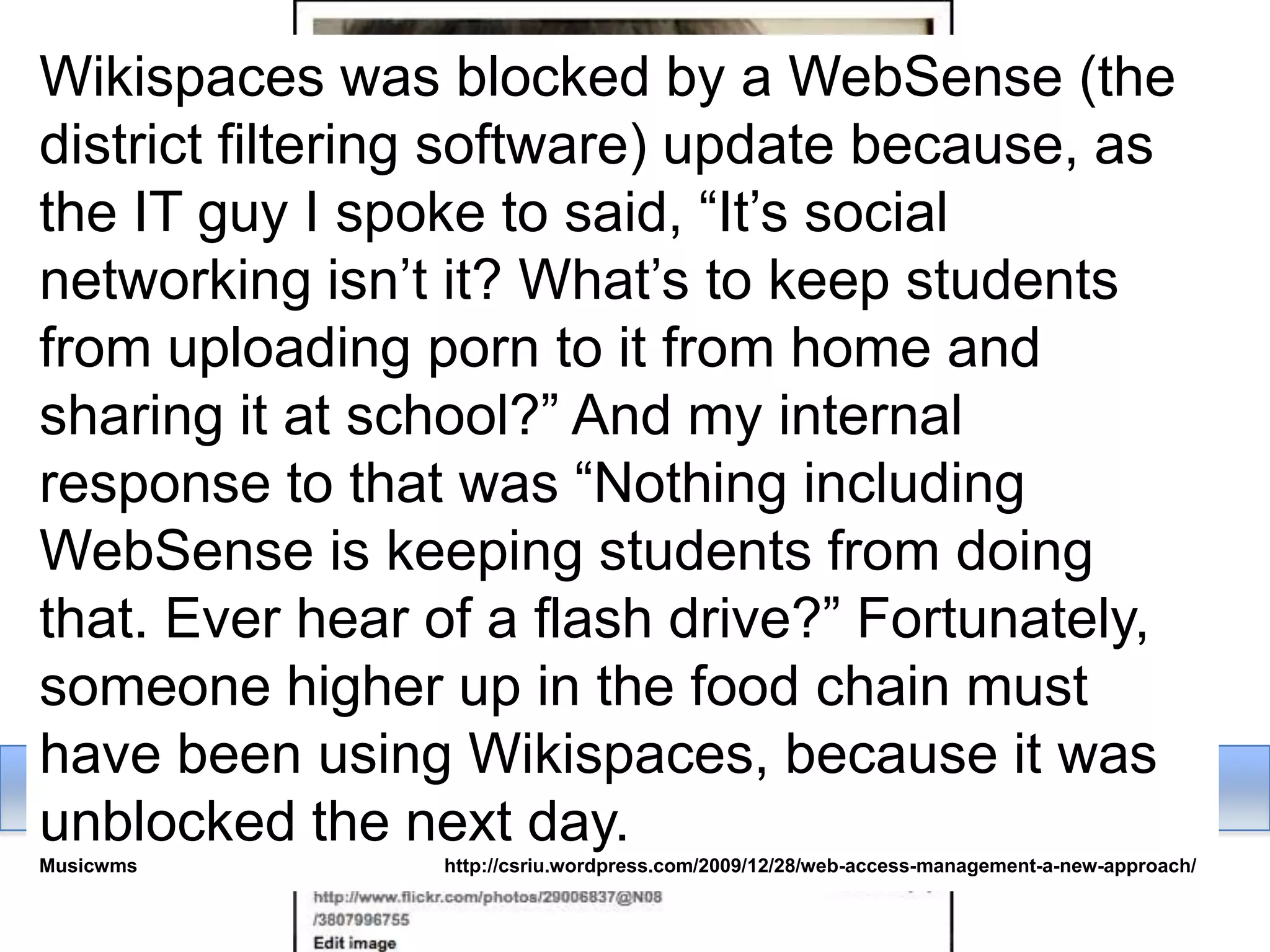 Inadequate Hardware/Bandwidthhttp://www.flickr.com/photos/missrogue/347361369/sizes/l/