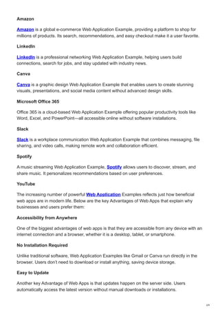 Web Apllication Examples 10 Popular Web Application Examples & Advantages of Web Apps.pdf