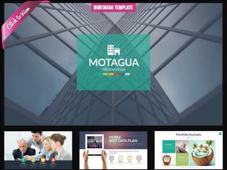 Montagua Presentation Template
 