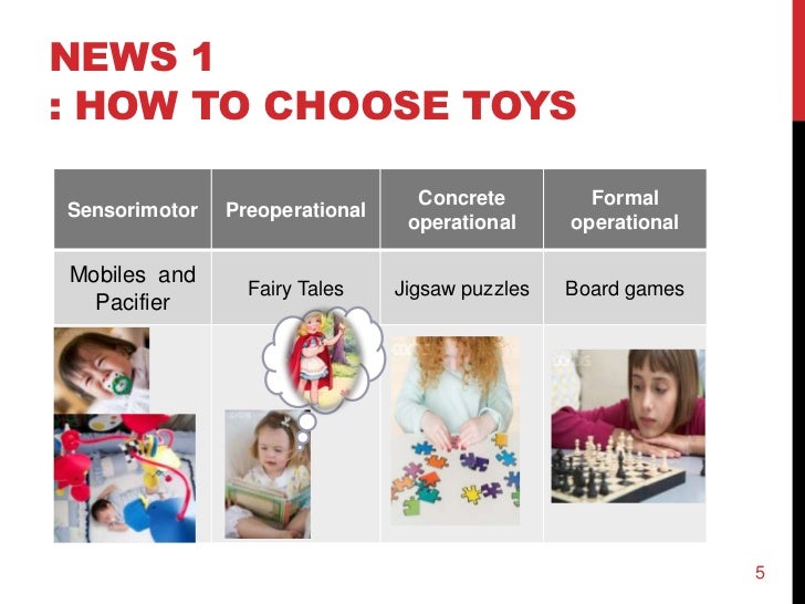 Formal Operational Stage Toys