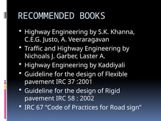 CIVIL ENGINEERING PPT PRESENTATION ON HIGHWAY ENGINEERING | PPTX